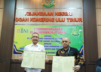 Kejaksaan Negeri OKU Timur Jalin MoU Dengan BNI Cabang Baturaja