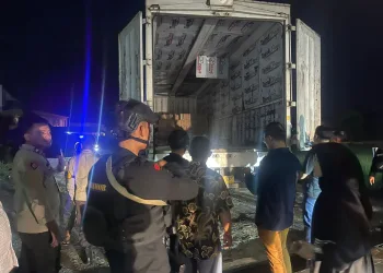 Polres OKU Timur Kawal Penuh Surat Suara Sampai Ke Lokasi.