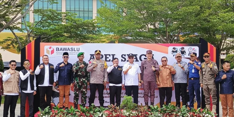 Jelang Pemilihan, Bawaslu OKU Timur Gelar Apel Kesiapsiagaan dan Bimtek PTPS.