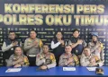 Gelar Konferensi Pers, Kapolres OKU Timur Ungkap Kasus Menonjol Sepanjang 2024