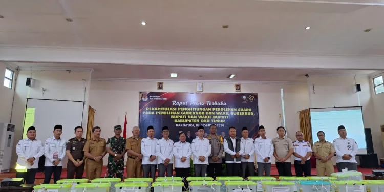 KPU OKU Timur Gelar Pleno Kabupaten, Ini Hasilnya.