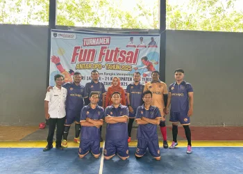 Semarak HUT OKU Timur, Pemkab Fun Futsal Antar OPD