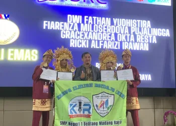 Empat Pelajar OKU Timur Raih Juara Satu Pada Ajang Sains ISRC.