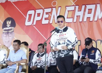 Ratusan Pembalap Drag Bike Unjuk Gigi Diatas Aspal OKU Timur