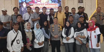 Kapolres OKU Timur Gelar Coffee Morning Bersama Insan Pers.
