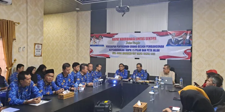 DPPKB OKU Timur Gelar Rakor Penyusunan GDPK 2025-2050.