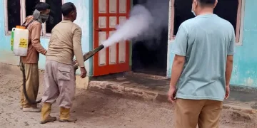 TGC Puskesmas Martapura Lakukan Fogging dan Edukasi DBD di Bukit Sari