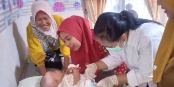 Puskesmas Burnai Mulya Gelar Posyandu di Desa Kota Tanah, Layani Warga dari Bayi hingga Lansia