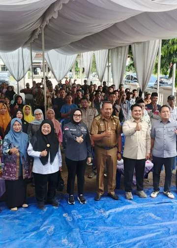 Reses ke Sidomakmur, Lindawati Syaropi Dengarkan Curhatan Warga
