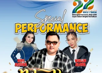 Ndarboy Genk Bakal Meriahkan HUT OKU Timur di Koni Gumawang