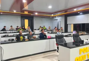 Polres OKU Timur dan IWO Nobar Piala Dunia 2026, Brazil Comeback Taklukkan Jepang 2-1