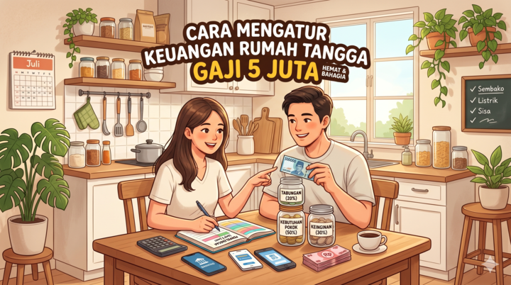 cara mengatur keuangan rumah tangga gaji 5 juta