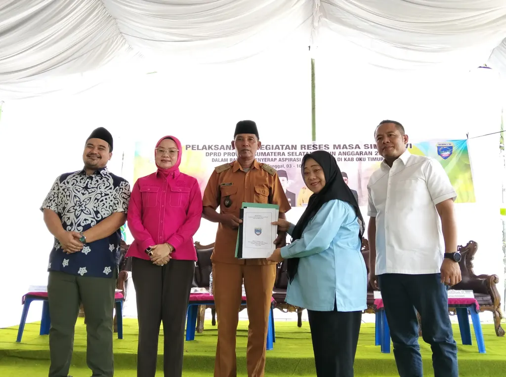 Empat Anggota DPRD Sumsel Reses di OKU Timur, Serap Aspirasi Pembangunan Desa
